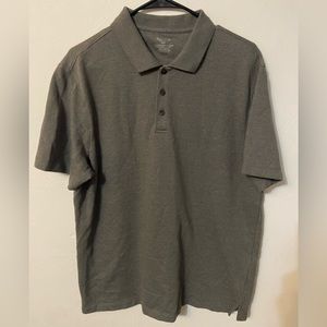 Van Heusen Gray Polo Shirt Size Large
